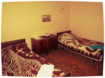 Номер эконом с 2 односпальными кроватями в Гостинице Куделька